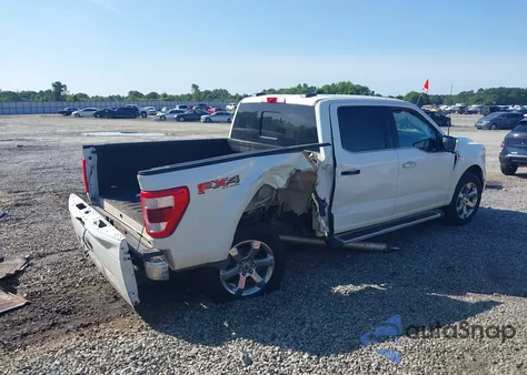 2022 Ford F-150 Lariat из США, поврежденный, VIN 1FTFW1E86NFA40763